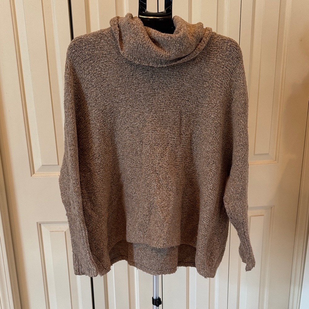 Jessica Simpson Cozy Brown Cowl Neck Sweater